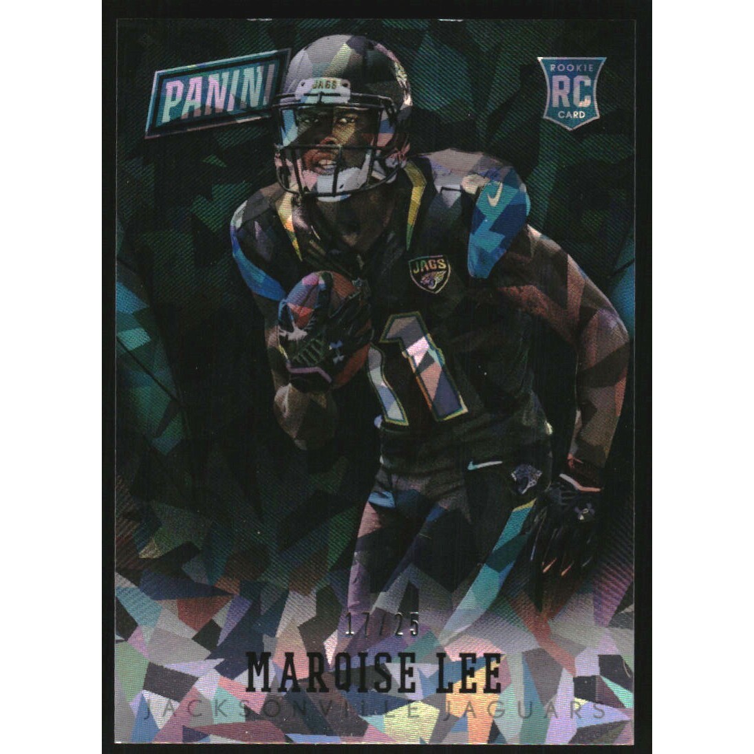 2014 Panini National Convention Cracked Ice #48 Marqise Lee FB. rookie card picture