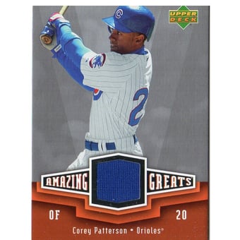 2006 Upper Deck Amazing Greats Materials #CP Corey Patterson Jsy