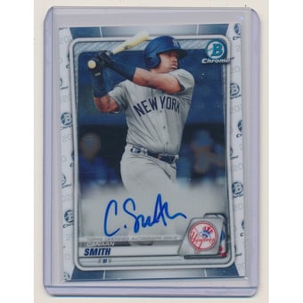 2020 Bowman Chrome Prospect Autographs #CPACS Canaan Smith