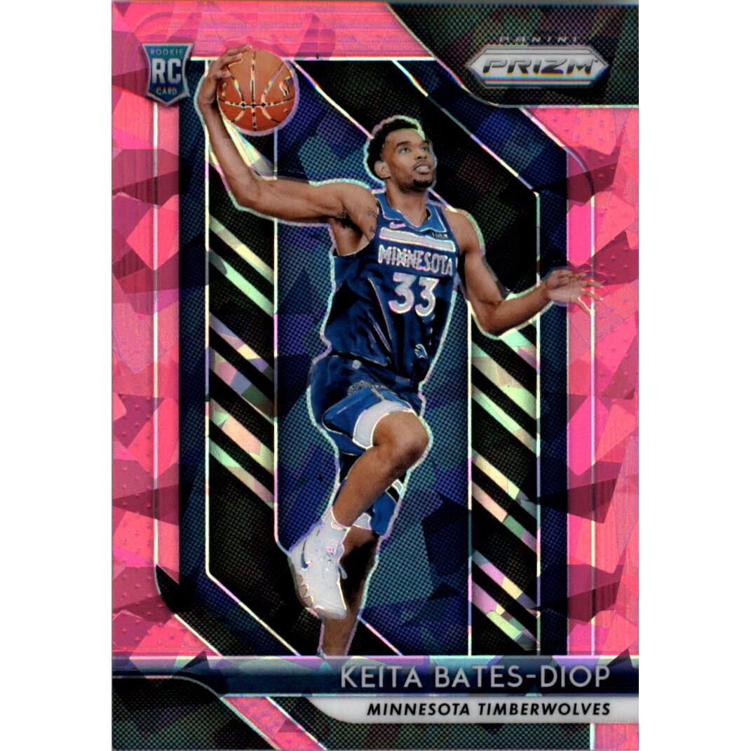 2018-19 Panini Prizm Prizms Pink Ice #47 Keita Bates-Diop