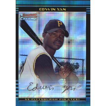 2002 Bowman Chrome X-Fractors #287 Edwin Yan