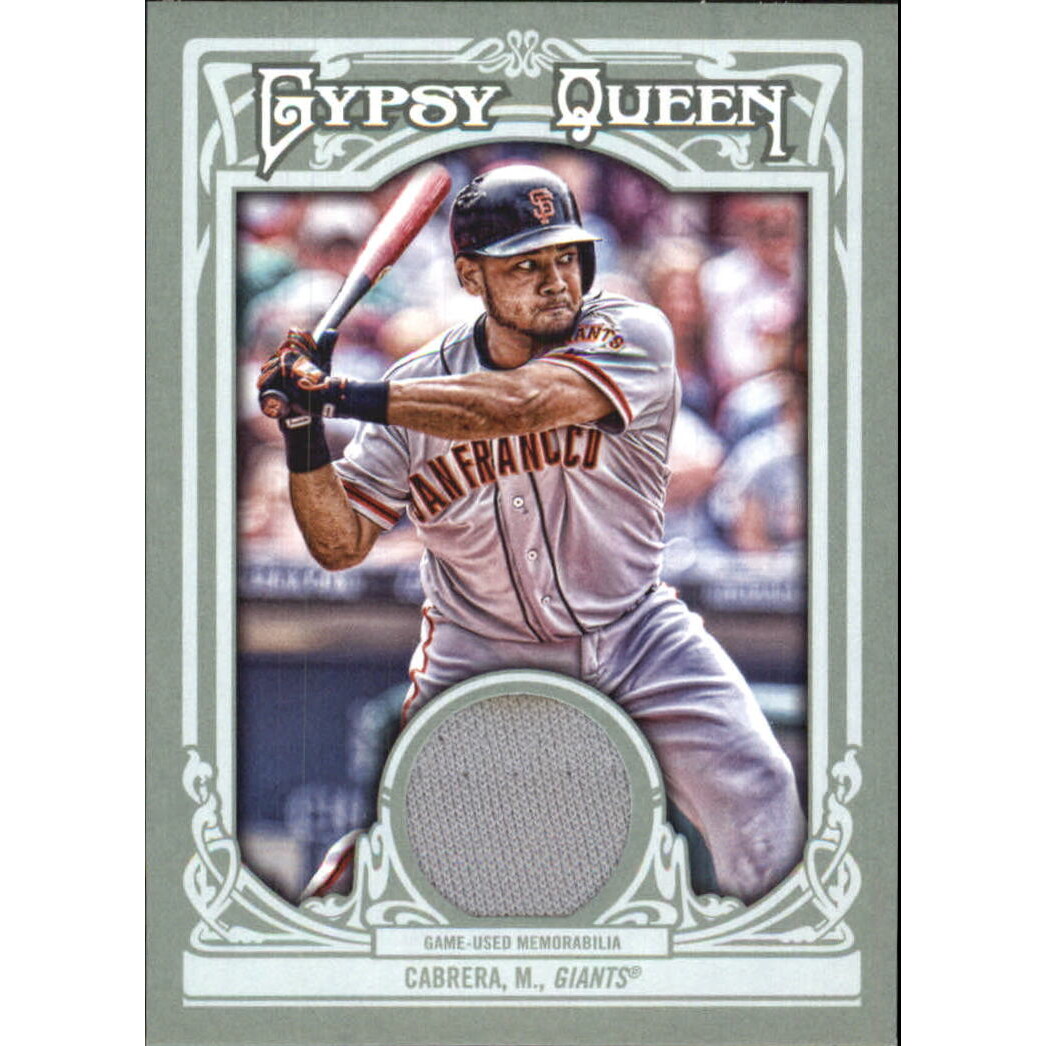 2013 Topps Gypsy Queen Relics #MC Melky Cabrera. rookie card picture