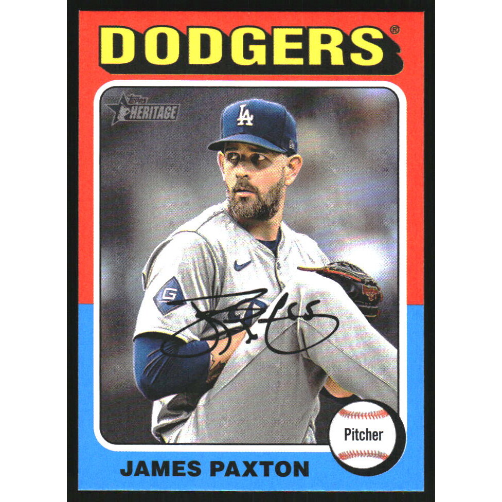 2024 Topps Heritage High Number Mini #610 James Paxton