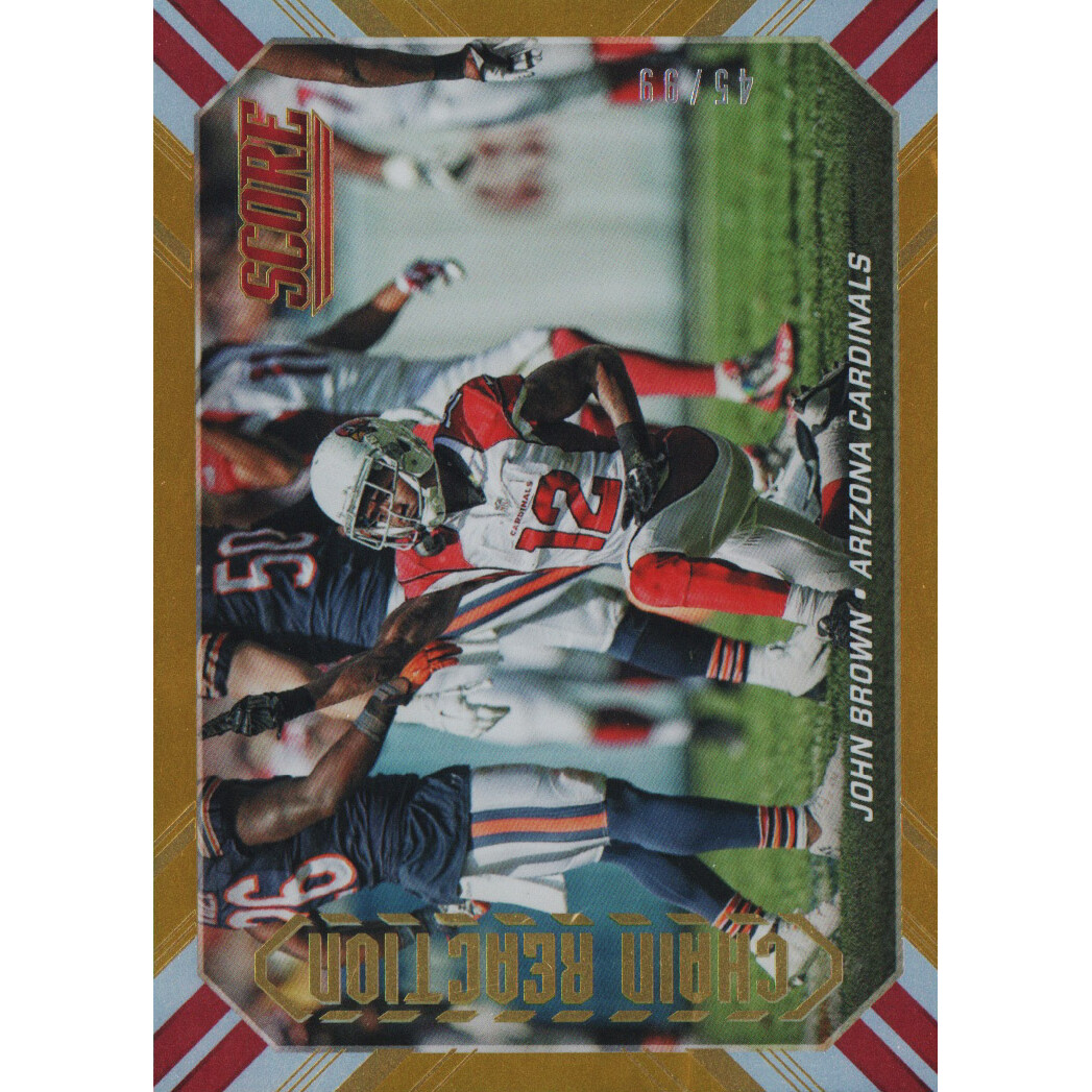2016 Score Chain Reaction Jumbo Gold #5 John Brown