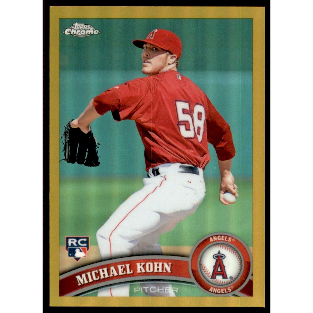 2011 Topps Chrome Gold Refractors #208 Michael Kohn