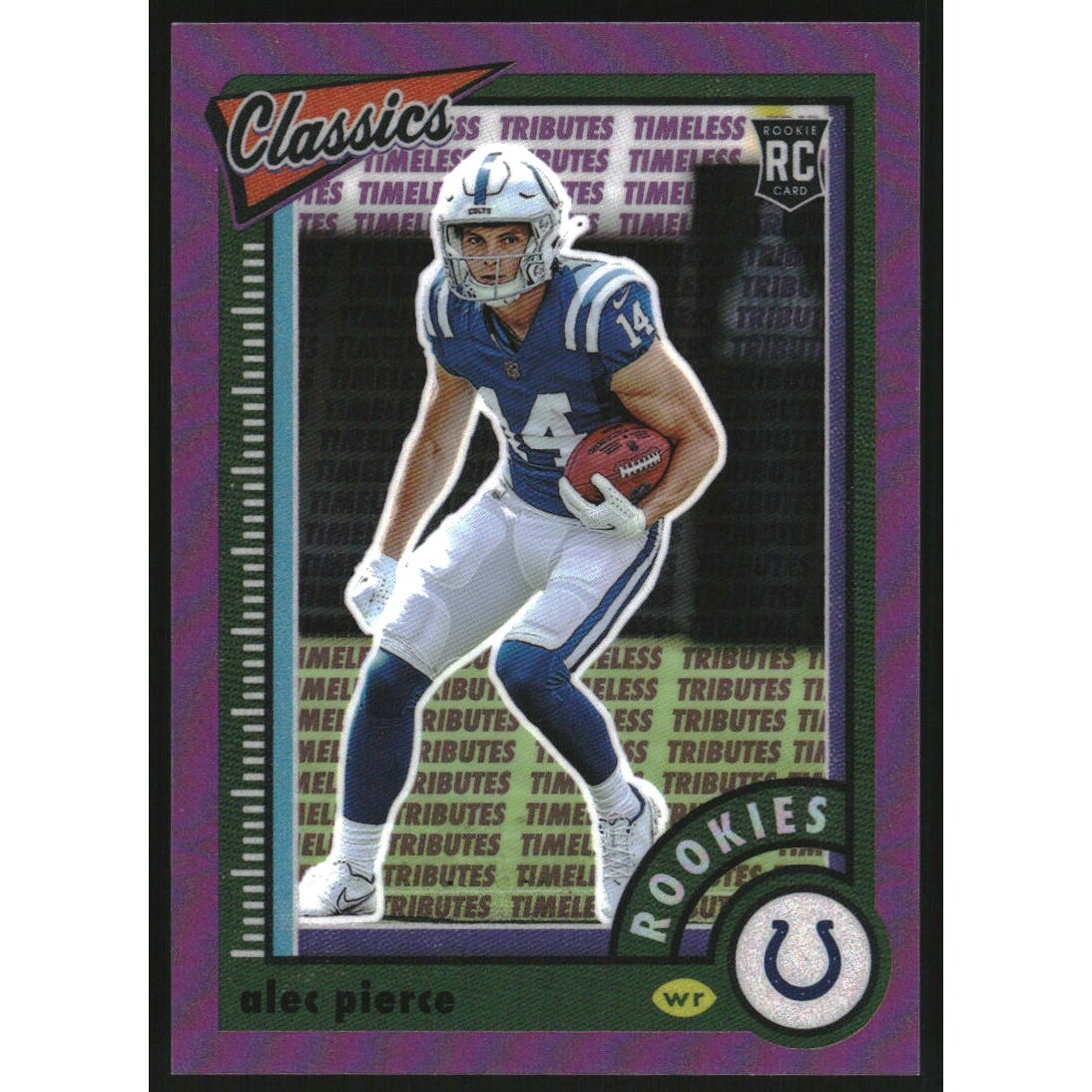 2022 Classics Premium Edition Timeless Tributes Purple #180 Alec Pierce