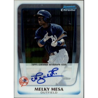 2011 Bowman Chrome Prospect Autographs #BCP132 Melky Mesa
