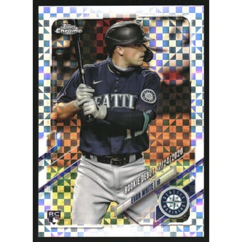 2021 Topps Chrome Update X-Fractors #USC46 Evan White RD