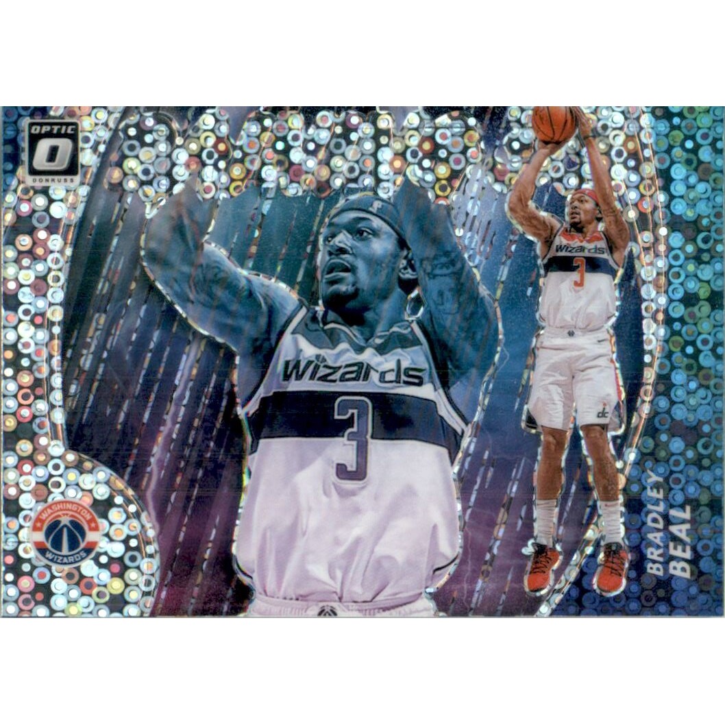 2020-21 Donruss Optic Raining 3s Fast Break #17 Bradley Beal