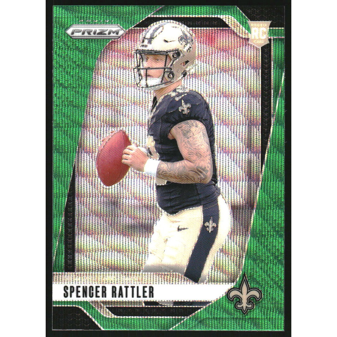 2024 Panini Prizm Prizms Green Wave #388 Spencer Rattler