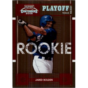 2008 Playoff Contenders Playoff Ticket #86 Jared Bolden