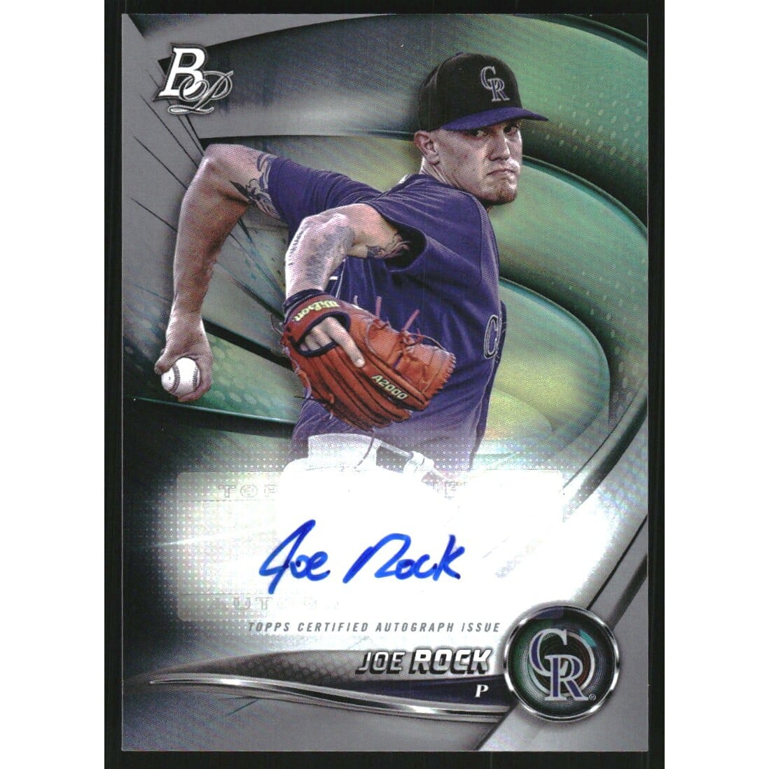 2022 Bowman Platinum Top Prospects Autographs #TOP63 Joe Rock