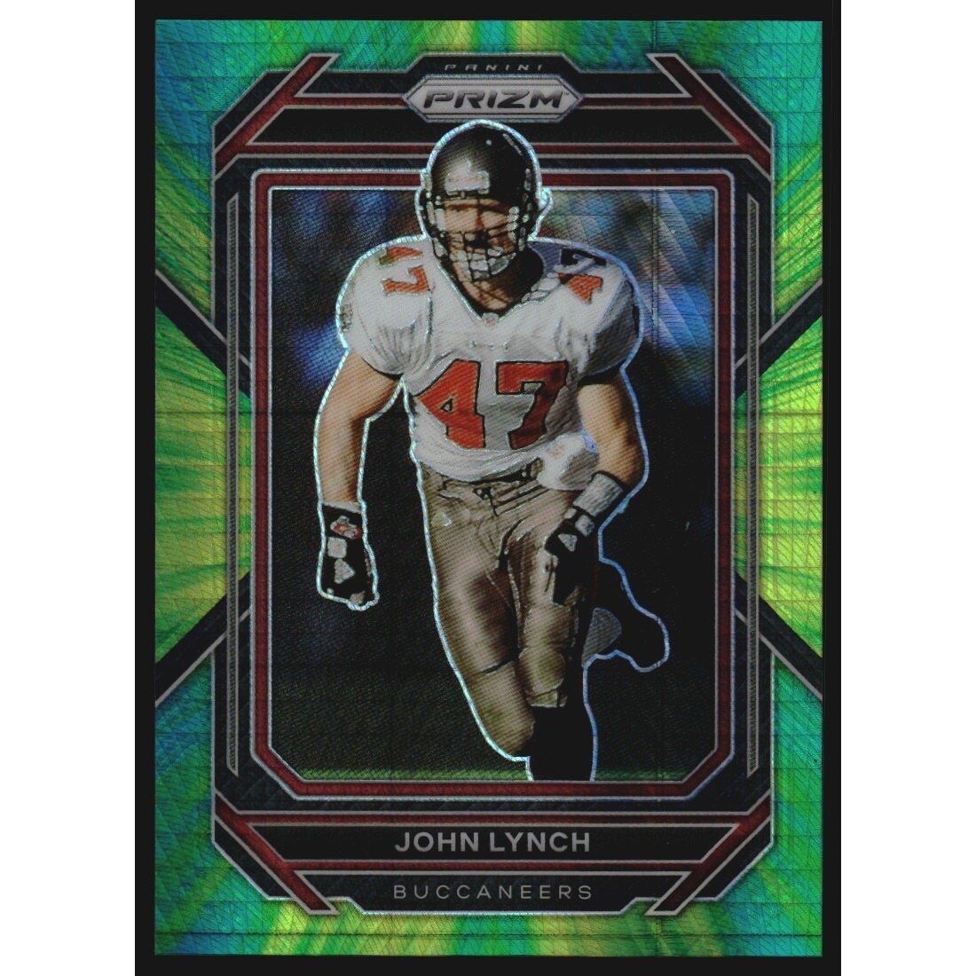 2022 Panini Prizm Prizms Hyper #281 John Lynch. rookie card picture