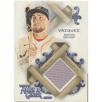 2020 Topps Allen and Ginter Relics #FSRACV Christian Vazquez A