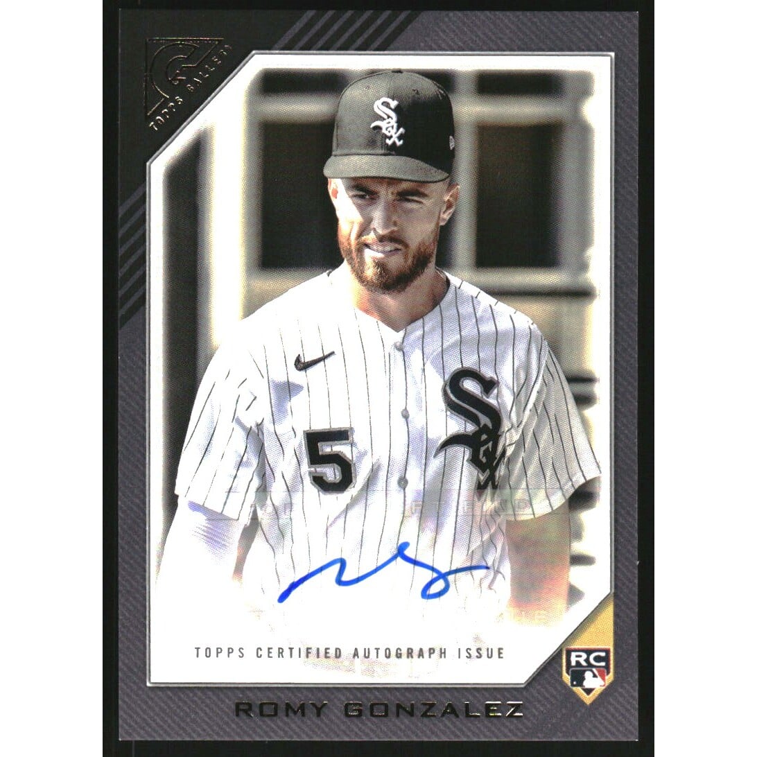 2022 Topps Gallery Rookie Autographs #RARGO Romy Gonzalez. rookie card picture