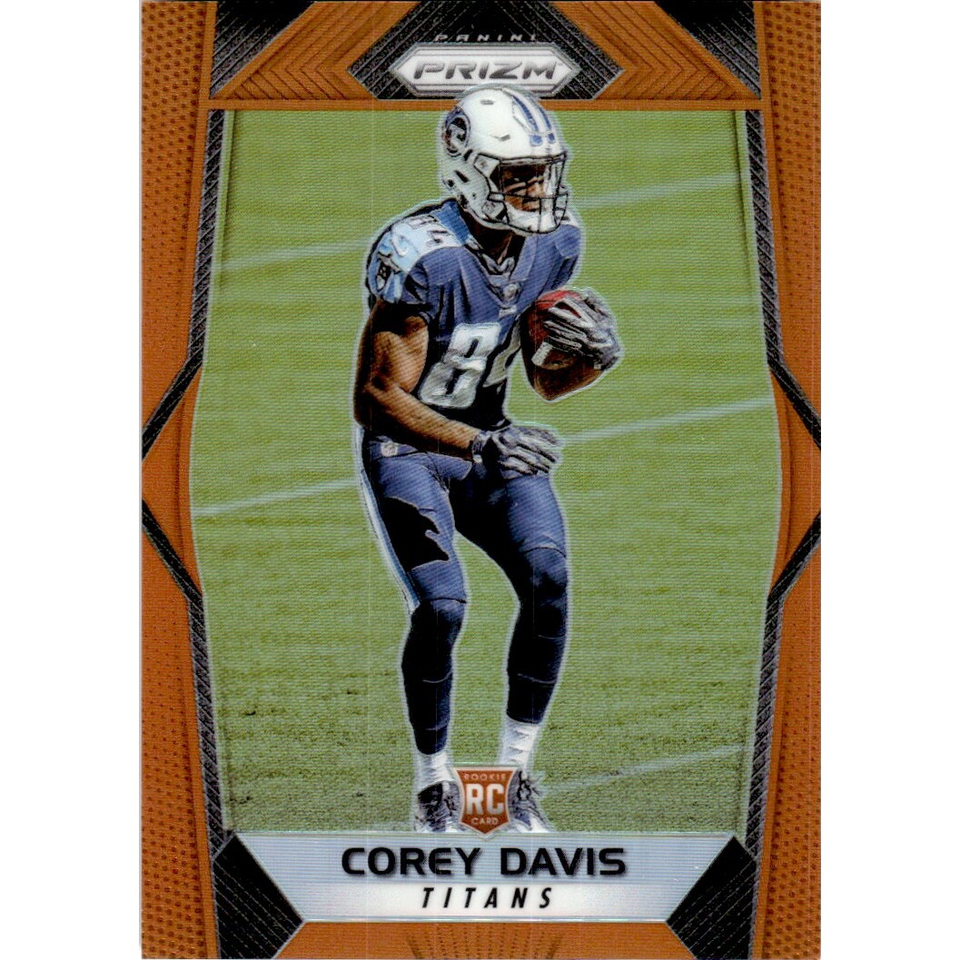 2017 Panini Prizm Prizms Orange #229 Corey Davis. rookie card picture