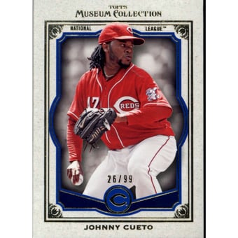 2013 Topps Museum Collection Blue #33 Johnny Cueto