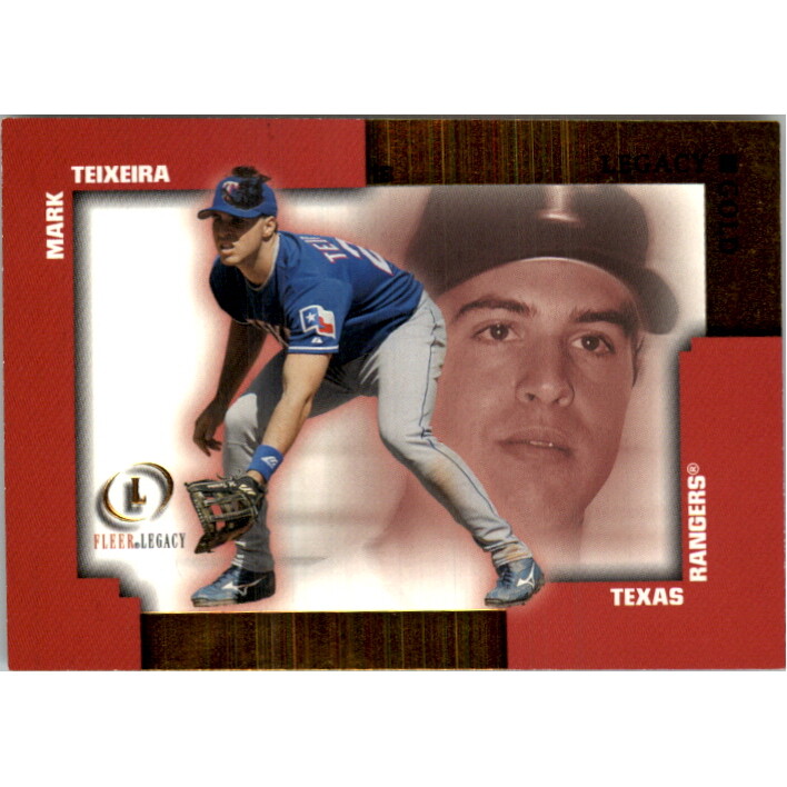 2004 Fleer Legacy Gold #24 Mark Teixeira. rookie card picture