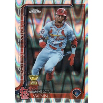 2025 Topps Chrome RayWave Refractors #244 Masyn Winn