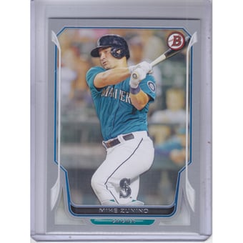 2014 Bowman Silver #158 Mike Zunino