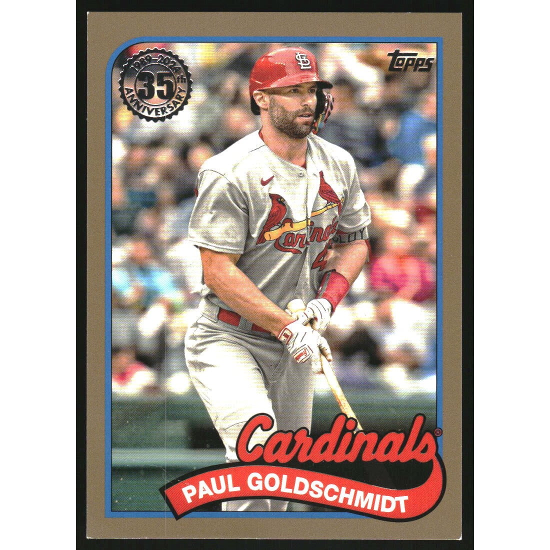 2024 Topps '89 Topps Gold #89B18 Paul Goldschmidt. rookie card picture