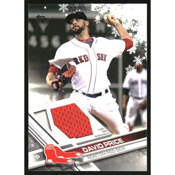 2017 Topps Walmart Holiday Snowflake Relics #RDPR David Price