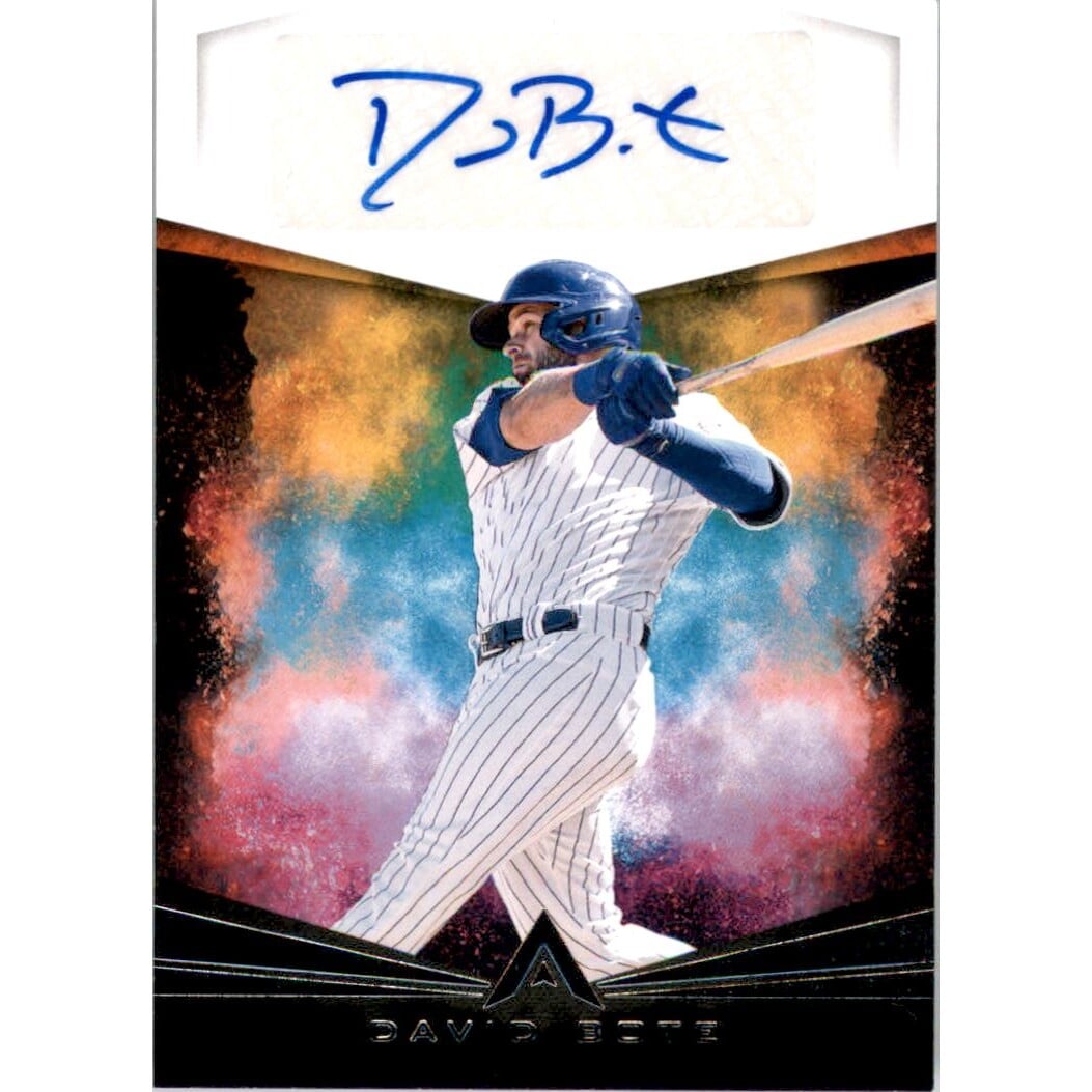 2020 Panini Ascension Autographs #1 David Bote. rookie card picture
