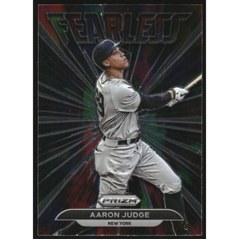 2022 Panini Prizm Fearless #6 Aaron Judge