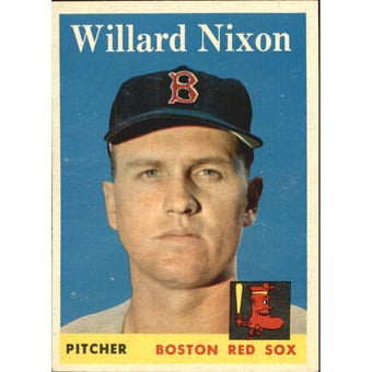 1958 Topps #395 Willard Nixon