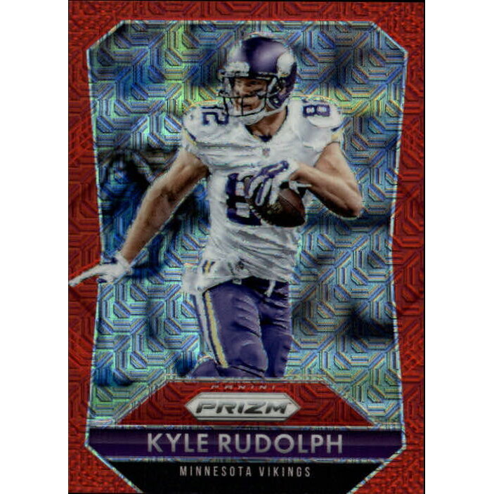 2015 Panini Prizm Prizms Red Power #116 Kyle Rudolph. rookie card picture