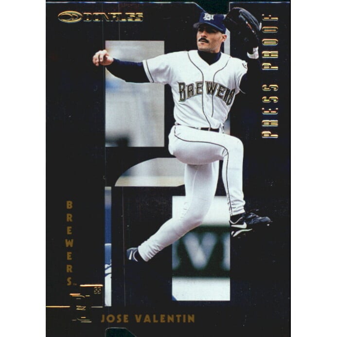 1997 Donruss Gold Press Proofs #240 Jose Valentin. rookie card picture