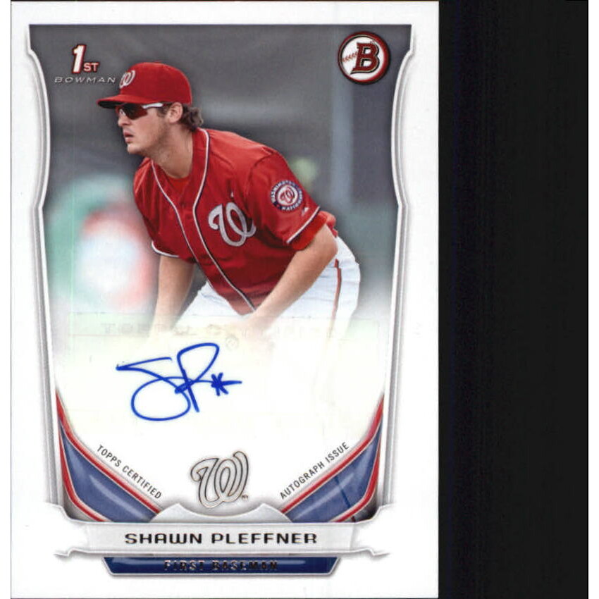 2014 Bowman Prospect Autographs #PASP Shawn Pleffner