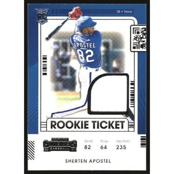 2021 Panini Contenders Rookie Ticket Jerseys #77 Sherten Apostel