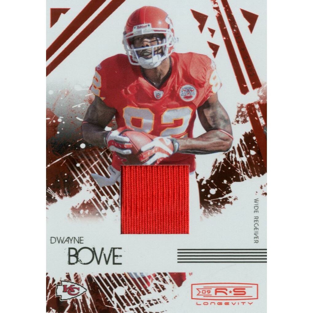 2009 Donruss Rookies and Stars Longevity Materials Ruby #49 Dwayne Bowe/299