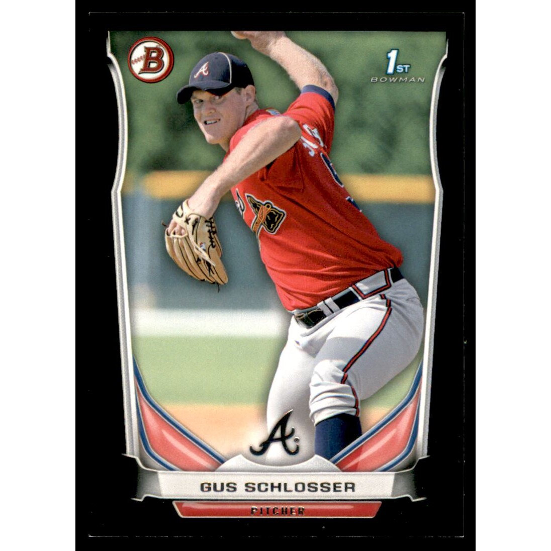 2014 Bowman Prospects Black #BP41 Gus Schlosser