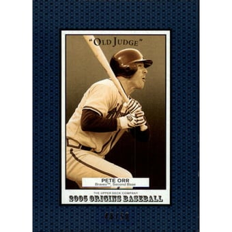 2005 Origins Old Judge Blue #263 Pete Orr YS