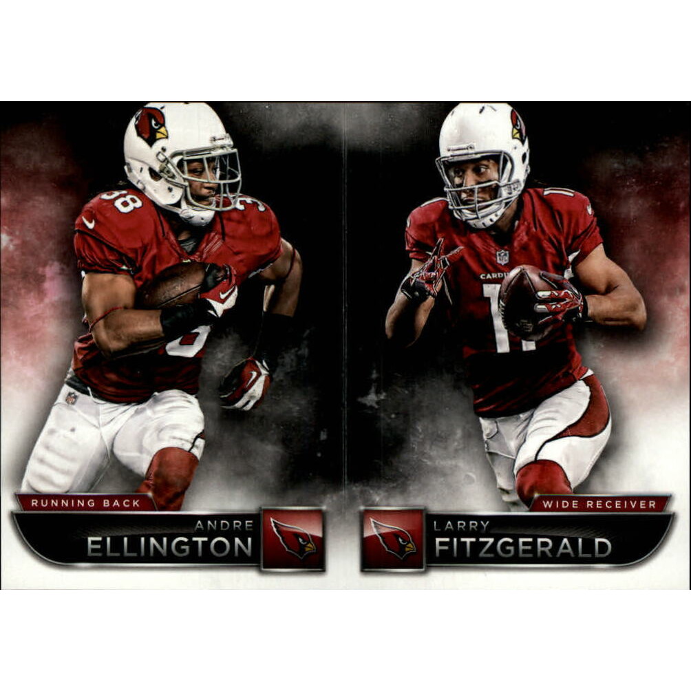 2015 Panini Playbook Gold #15 Larry Fitzgerald/Andre Ellington