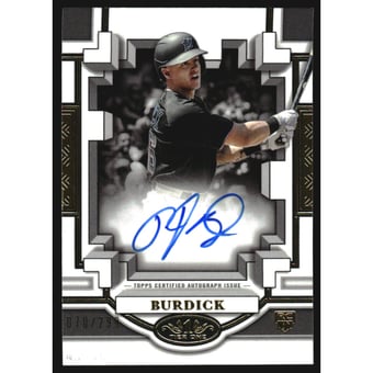 2023 Topps Tier One Break Out Autographs #BOAPB1 Peyton Burdick/299