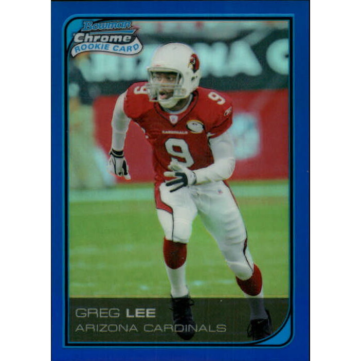 2006 Bowman Chrome Blue Refractors #22 Greg Lee. rookie card picture