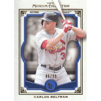 2013 Topps Museum Collection Blue #94 Carlos Beltran