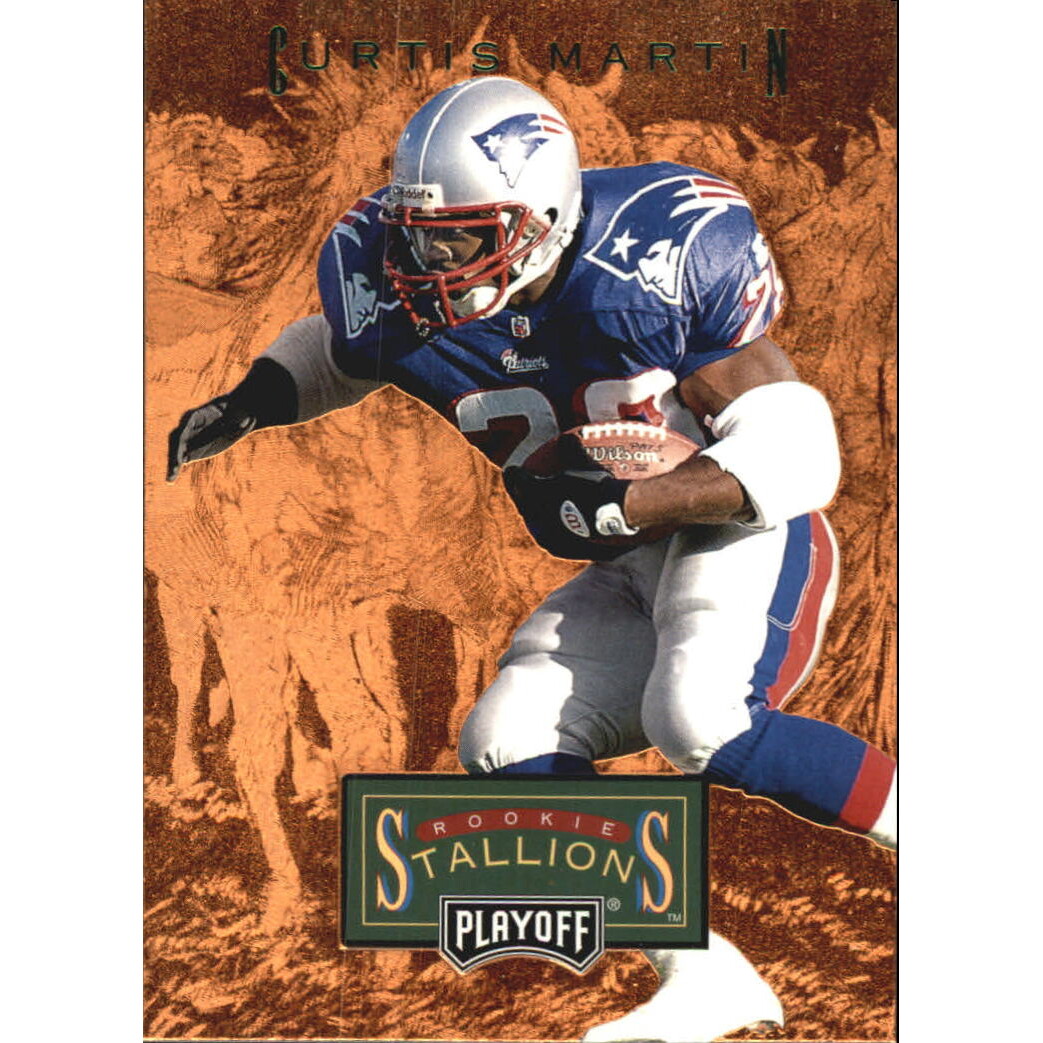 1996 Playoff Trophy Contenders Rookie Stallions #9 Curtis Martin