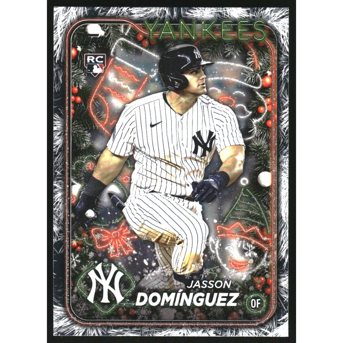 2024 Topps Holiday Metallic Tree #H75 Jasson Dominguez