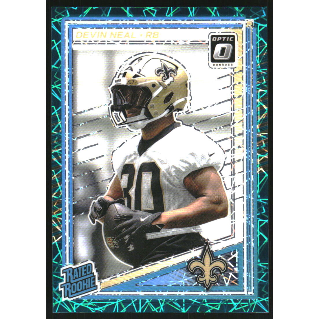 2025 Donruss Optic Teal Velocity #282 Devin Neal RR. rookie card picture