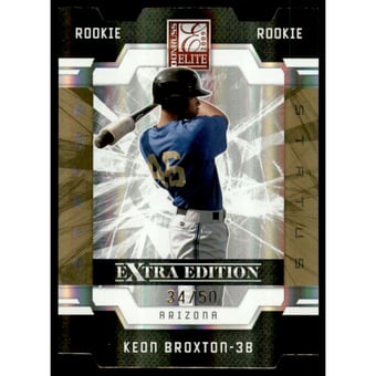 2009 Donruss Elite Extra Edition Status Gold #114 Keon Broxton
