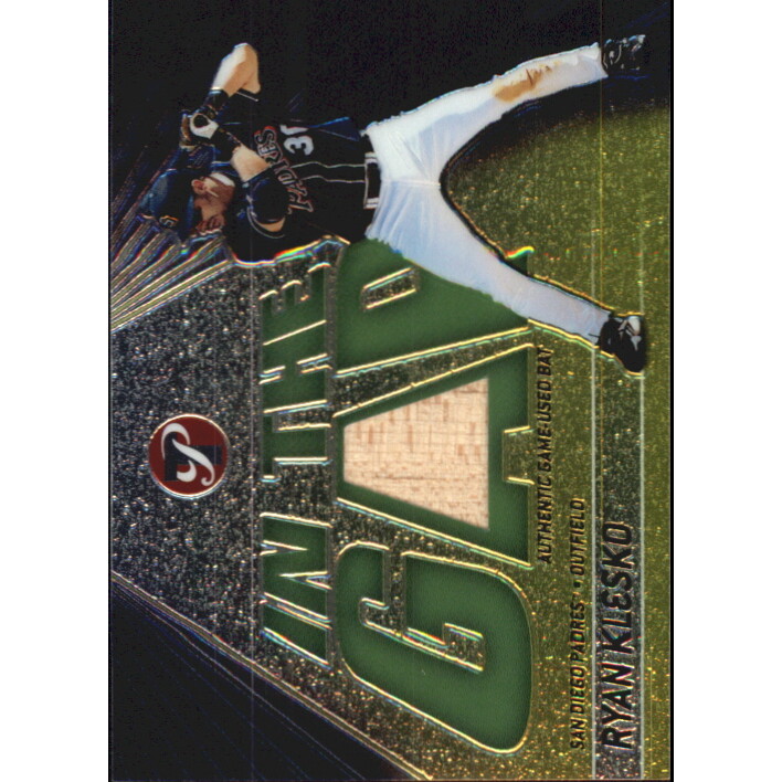 2002 Topps Pristine In the Gap #RK Ryan Klesko Bat A