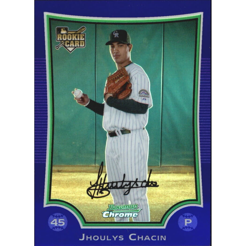 2009 Bowman Chrome Draft Purple Refractors #BDP22 Jhoulys Chacin