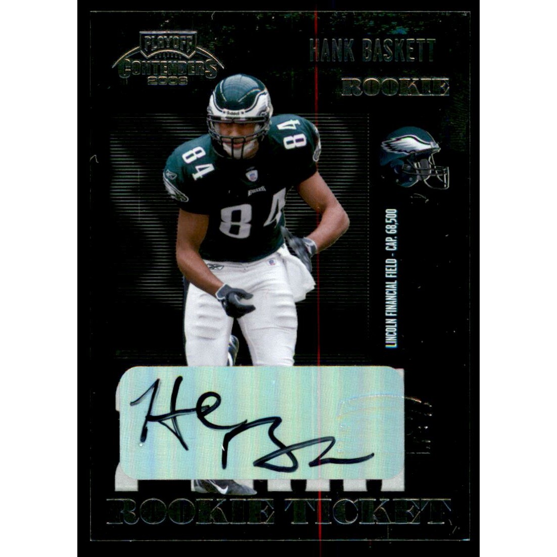 2006 Playoff Contenders #226 Hank Baskett AU RC