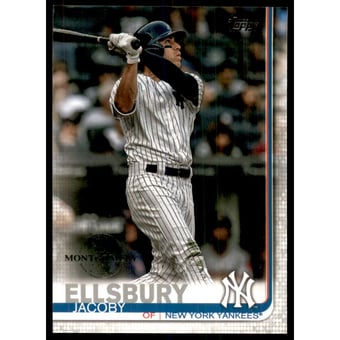 2019 Topps Factory Set 582 Montgomery #370 Jacoby Ellsbury