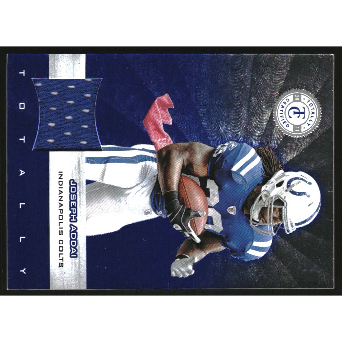 2011 Totally Certified Blue Materials #37 Joseph Addai/249
