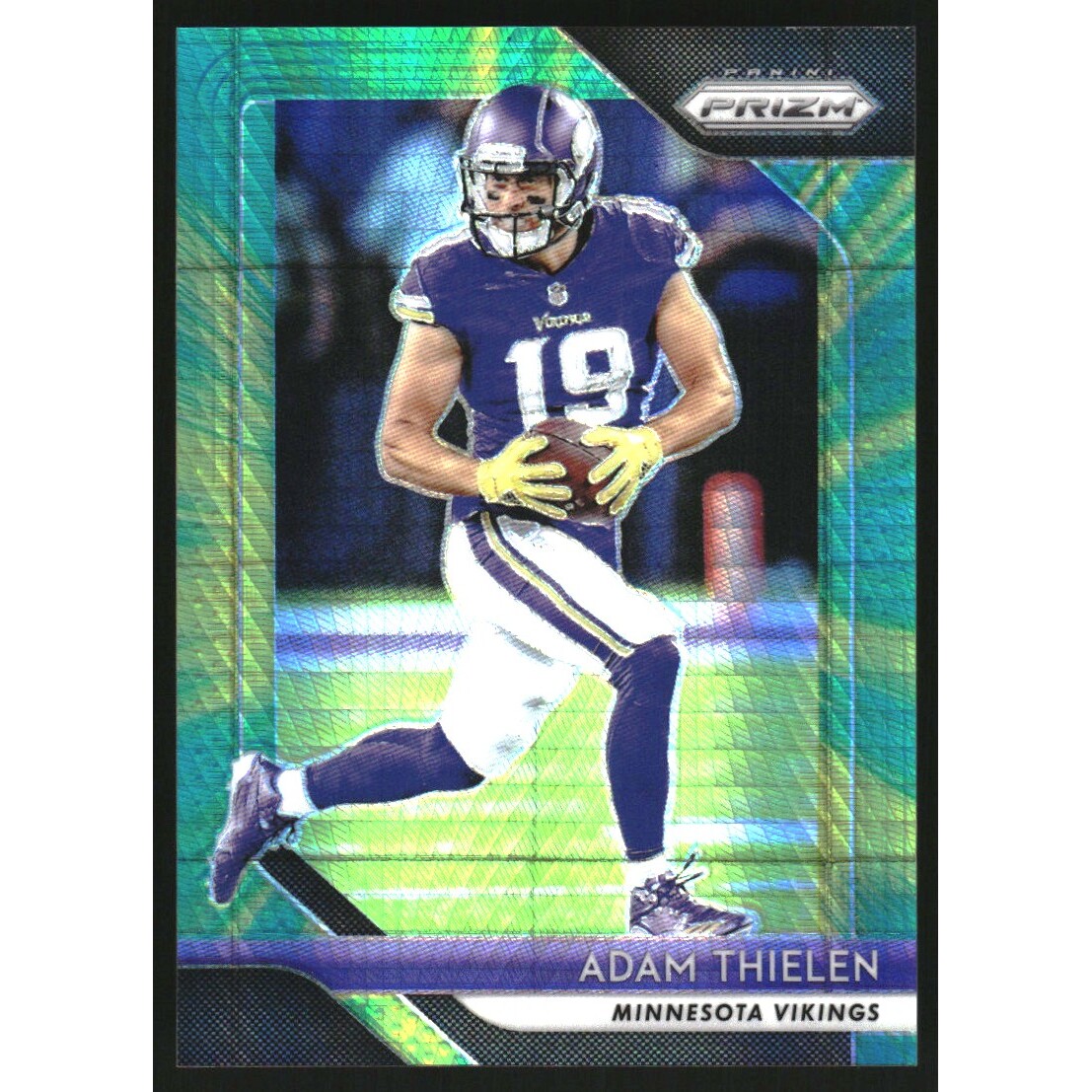2018 Panini Prizm Prizms Hyper #78 Adam Thielen